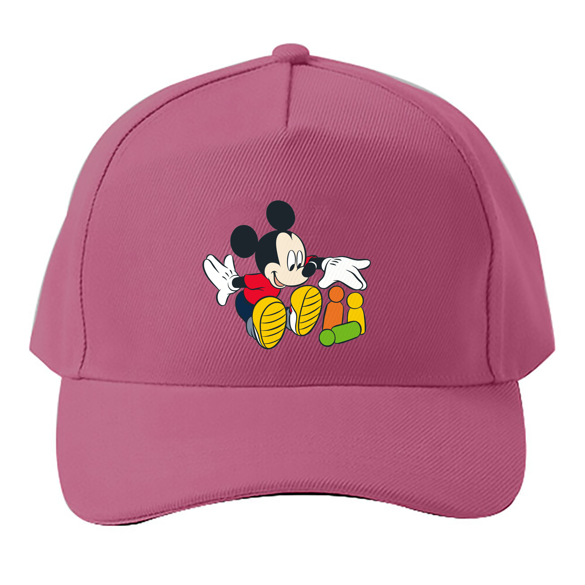 （画像用） ミッキーマウス Mickey Mouse ベースボールキャップ 綿100％ 男女兼用 帽子 スポーツ